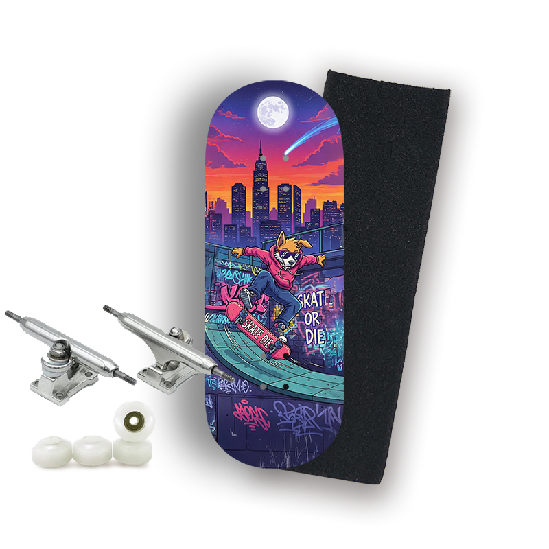 Professional Fingerboard Complete - Neon Pup Sk8