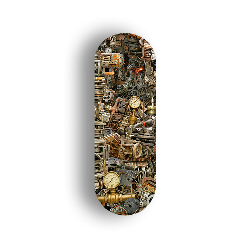 Professional Fingerboard Deck - Steampunk
