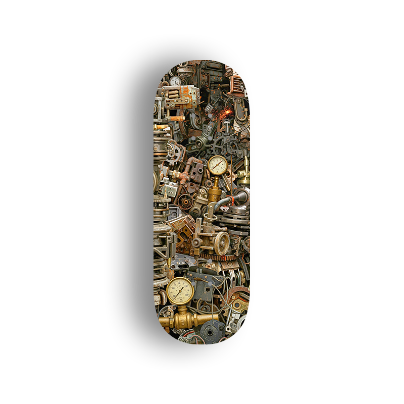 Professional Fingerboard Deck - Steampunk