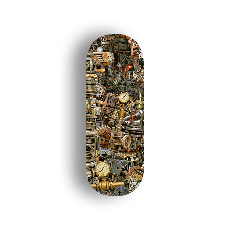 Professional Fingerboard Deck - Steampunk