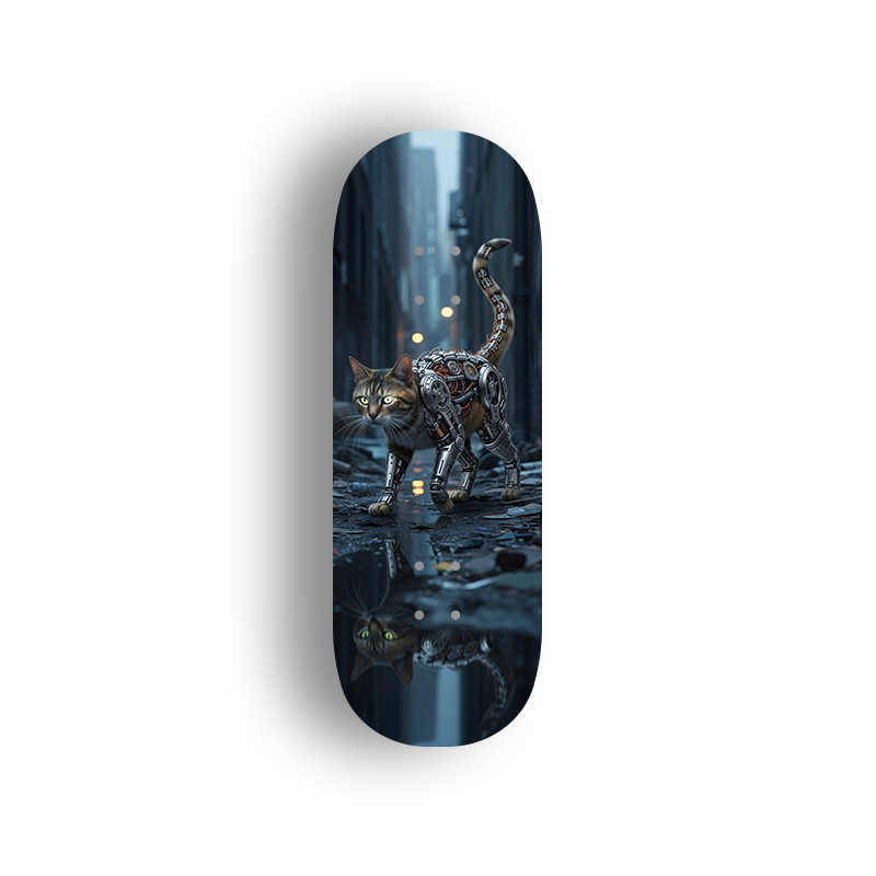 Professional Fingerboard Deck - Mecha Cat