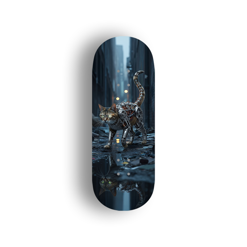 Professional Fingerboard Deck - Mecha Cat