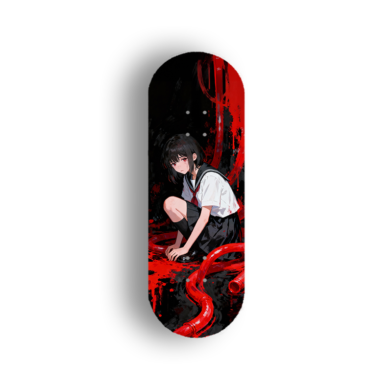 Professional Fingerboard Deck - Crimson Threads