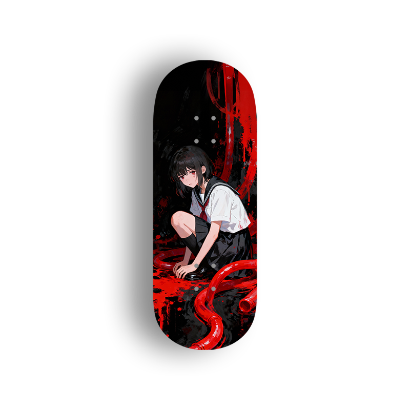Professional Fingerboard Deck - Crimson Threads