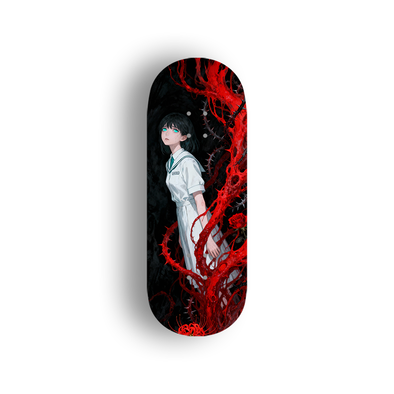 Professional Fingerboard Deck - Abyss Red Tendrils