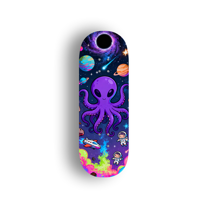 Professional Fingerboard Deck - Octopus Carnival