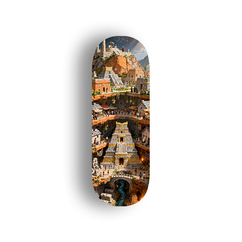 Professional Fingerboard Deck - Civilization