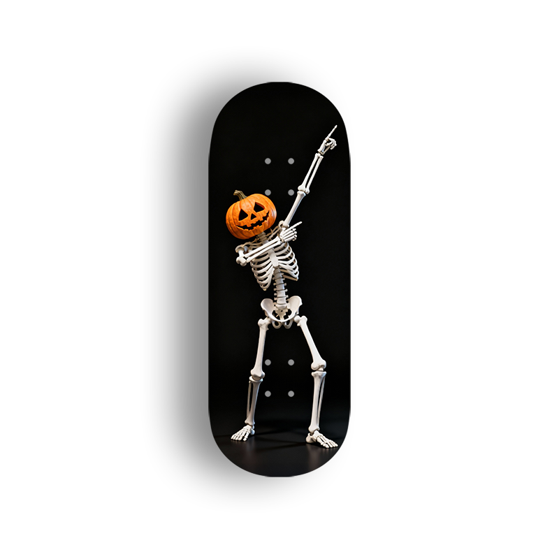 Professional Fingerboard Deck -Halloween Pumpkinhead