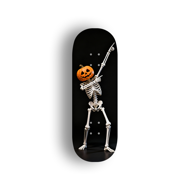 Professional Fingerboard Deck -Halloween Pumpkinhead
