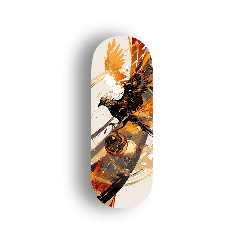 Professional Fingerboard Deck - Flame Plume