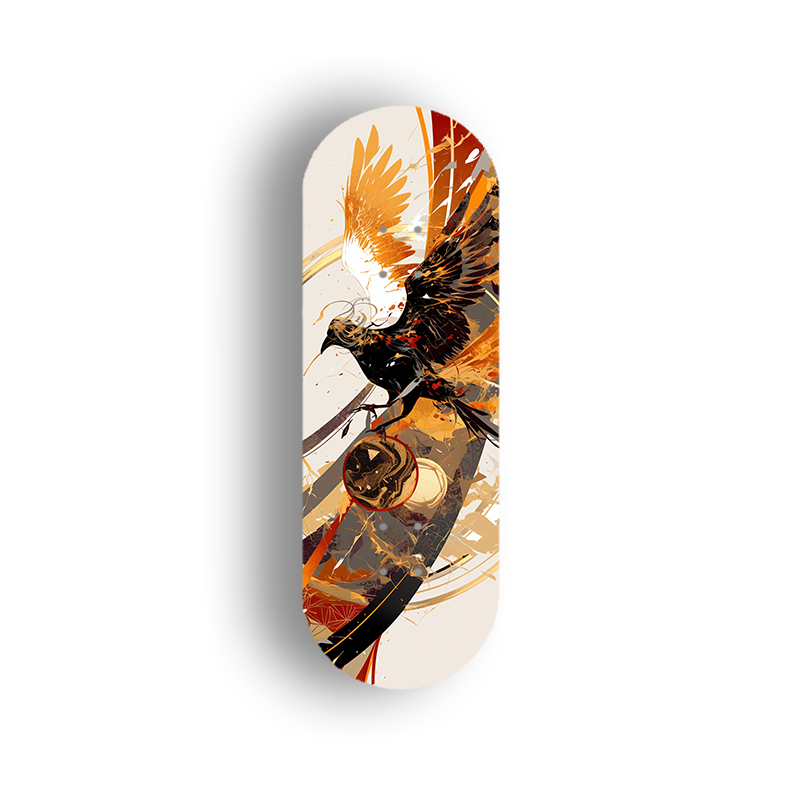 Professional Fingerboard Deck - Flame Plume