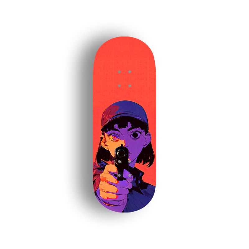 Professional Fingerboard Deck -  Cyber Cop