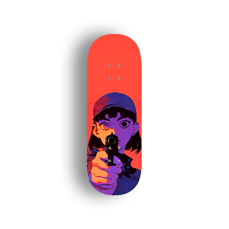 Professional Fingerboard Deck -  Cyber Cop
