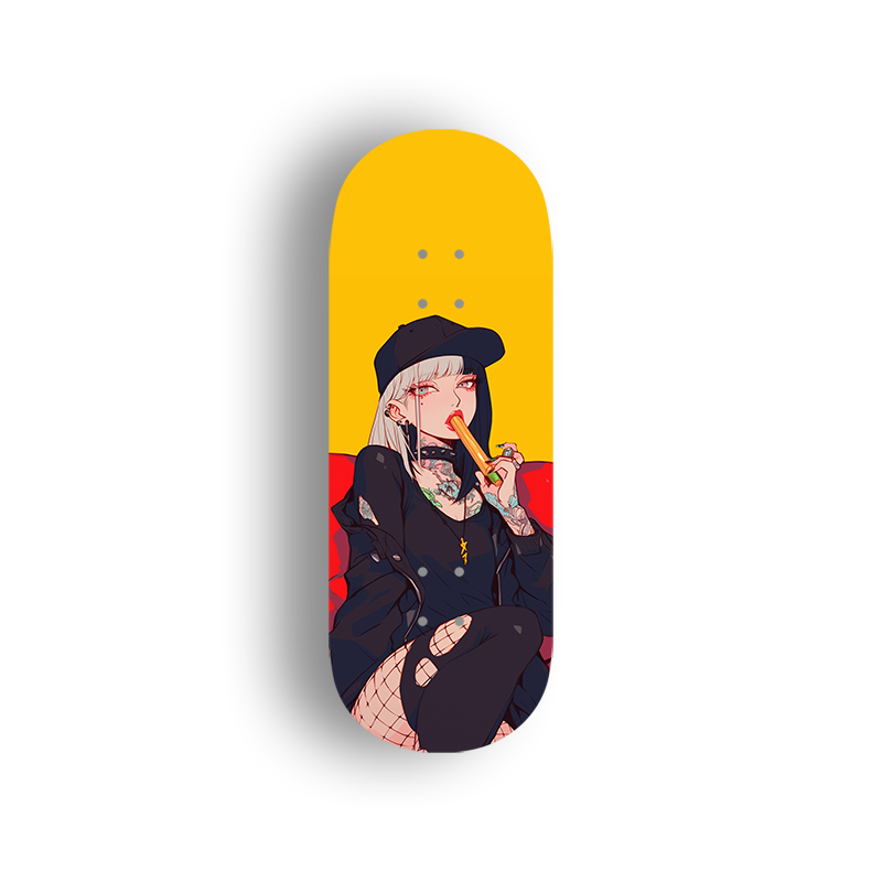 Professional Fingerboard Deck - Ink Cool