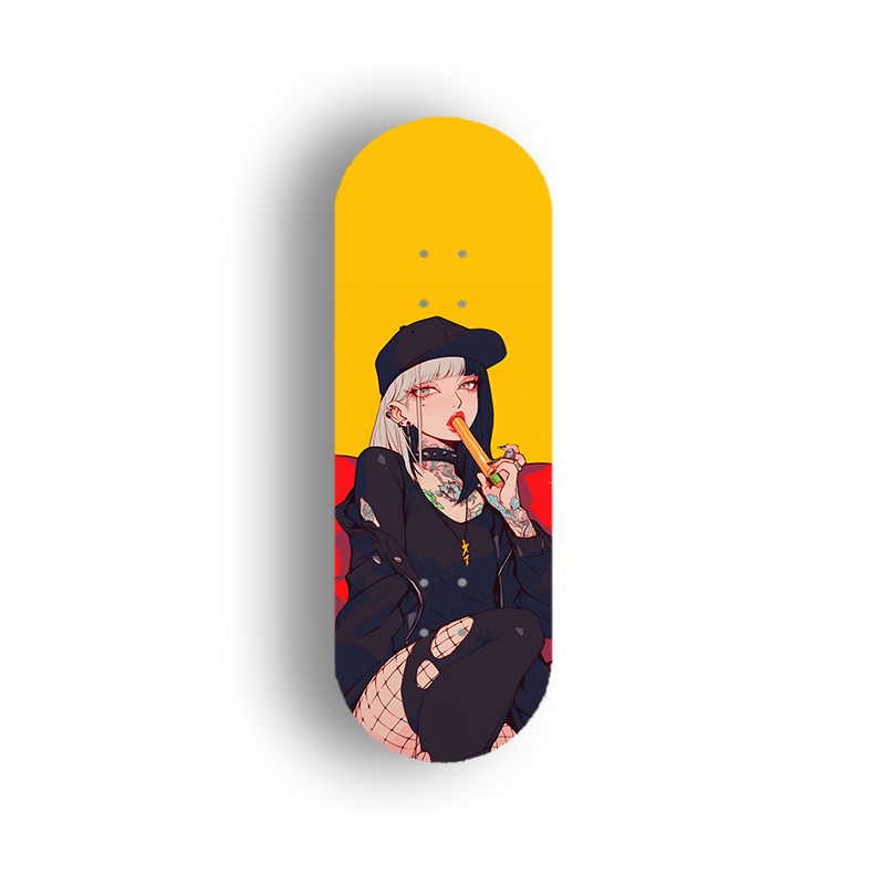 Professional Fingerboard Deck - Ink Cool