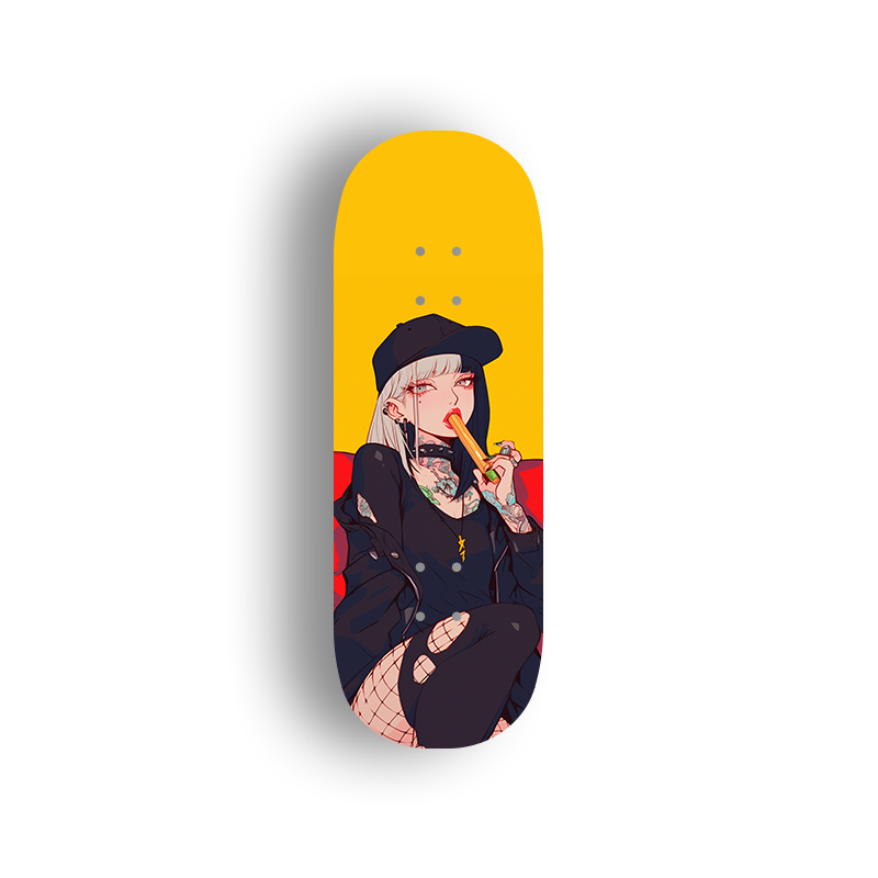Professional Fingerboard Deck - Ink Cool