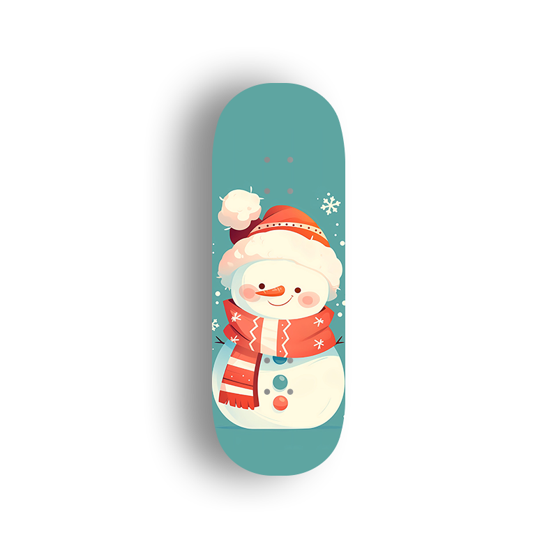 Professional Fingerboard Deck - Winter Snowman