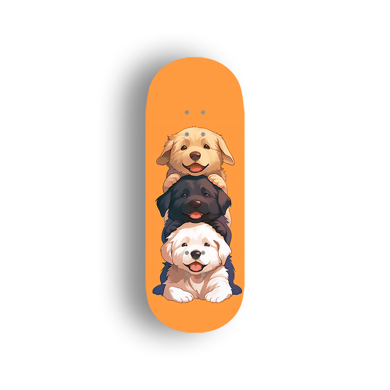 Professional Fingerboard Deck - Three Pups 1
