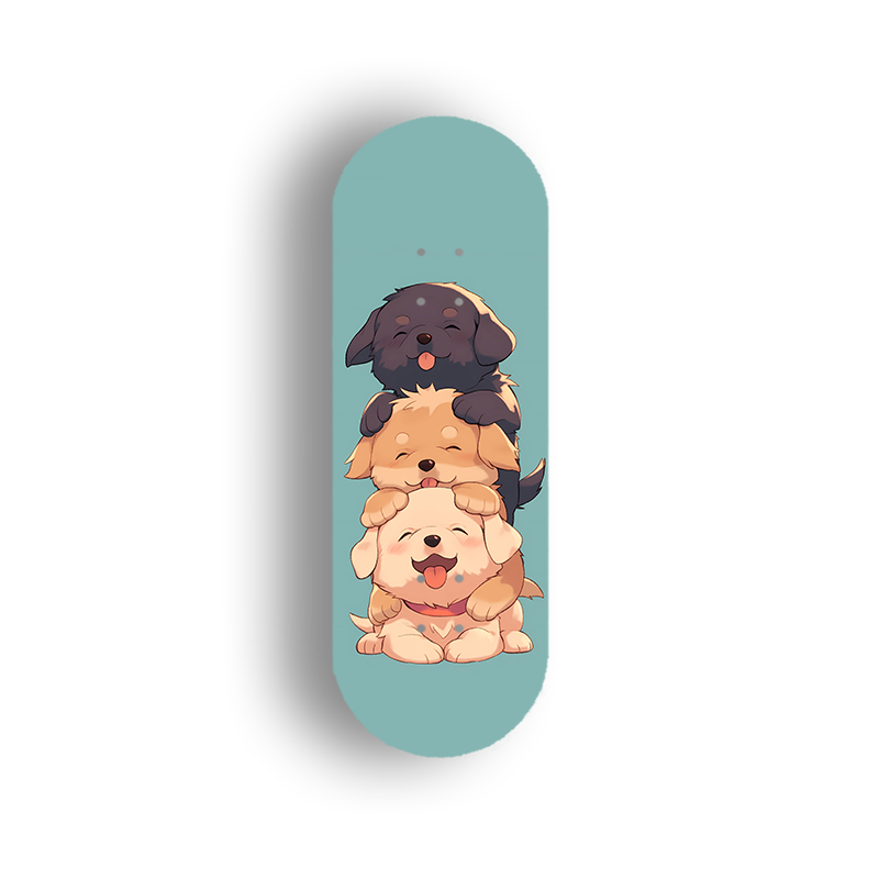 Professional Fingerboard Deck - Three Pups 2
