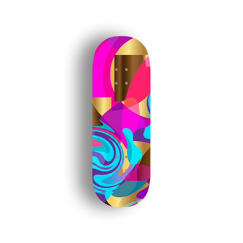 Professional Fingerboard Deck - Liquid Gold