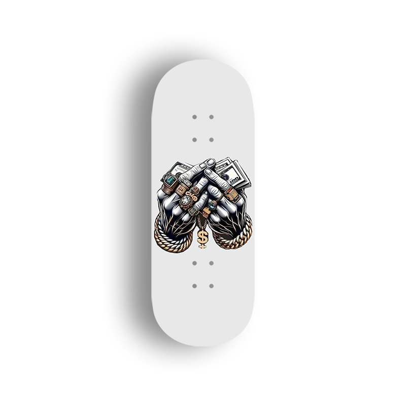 Professional Fingerboard Deck - Gold Grasp