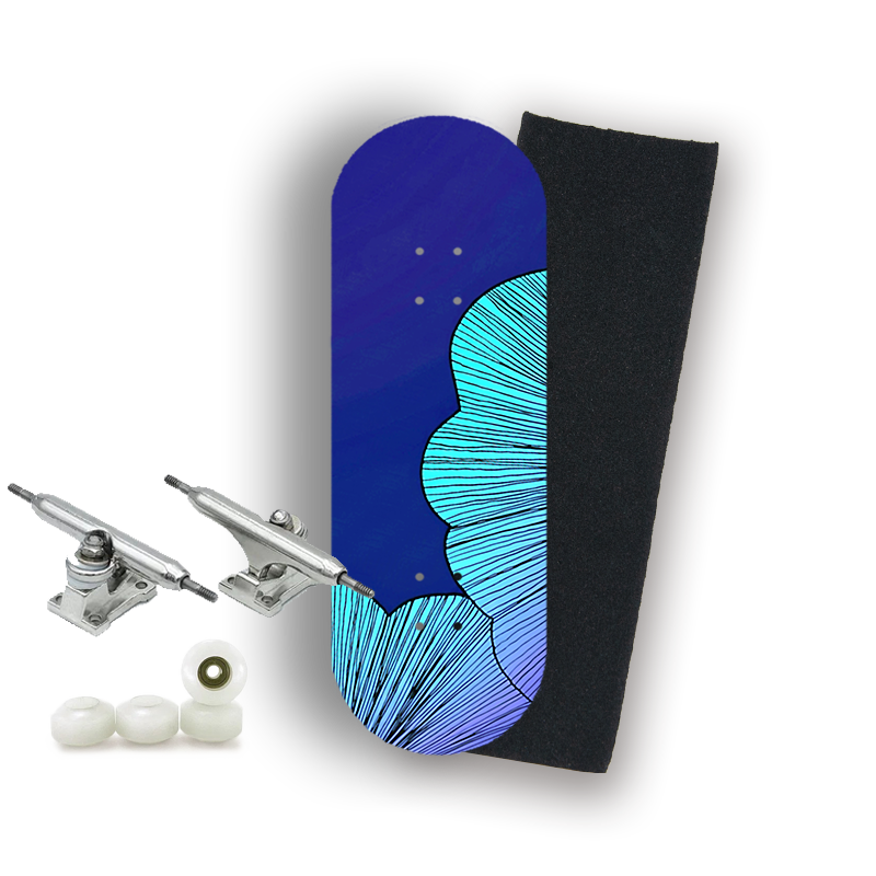 Professional Fingerboard Complete - Deep Blue Rhythm