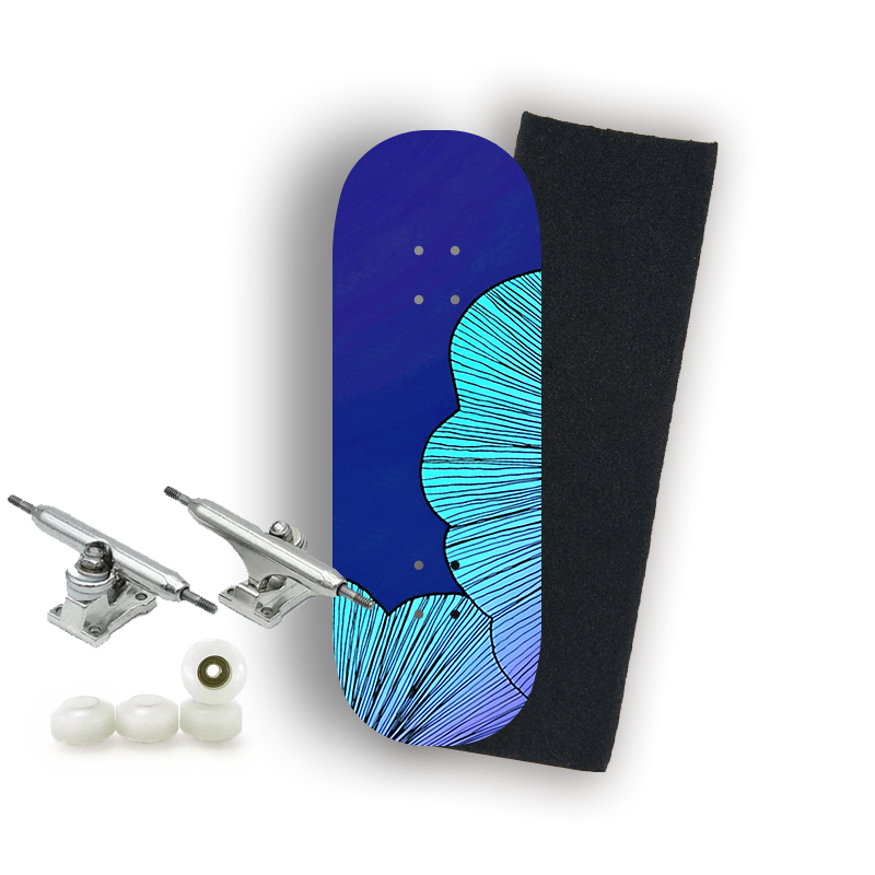 Professional Fingerboard Complete - Deep Blue Rhythm