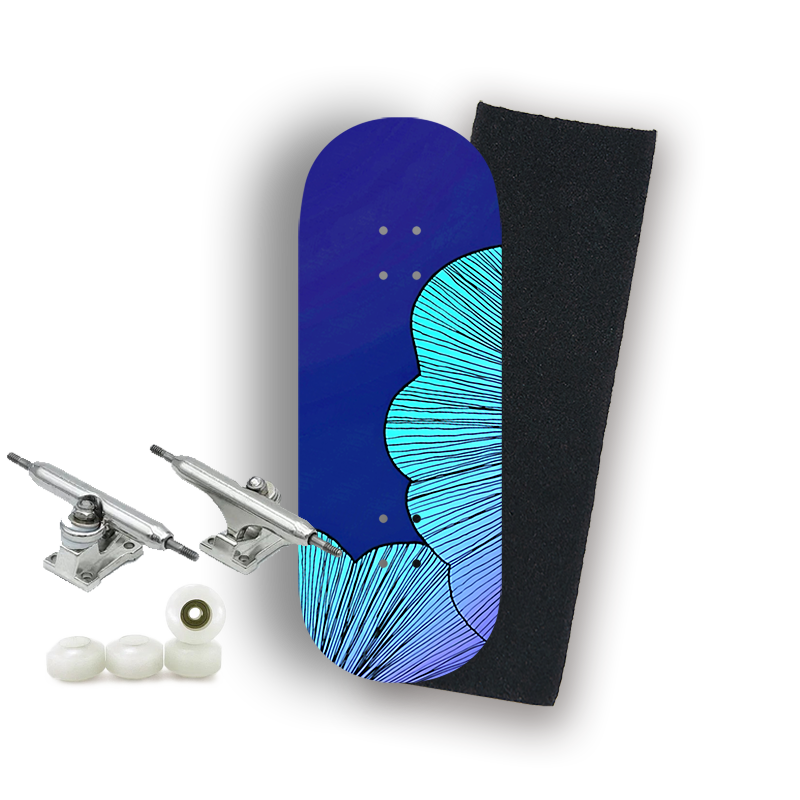 Professional Fingerboard Complete - Deep Blue Rhythm