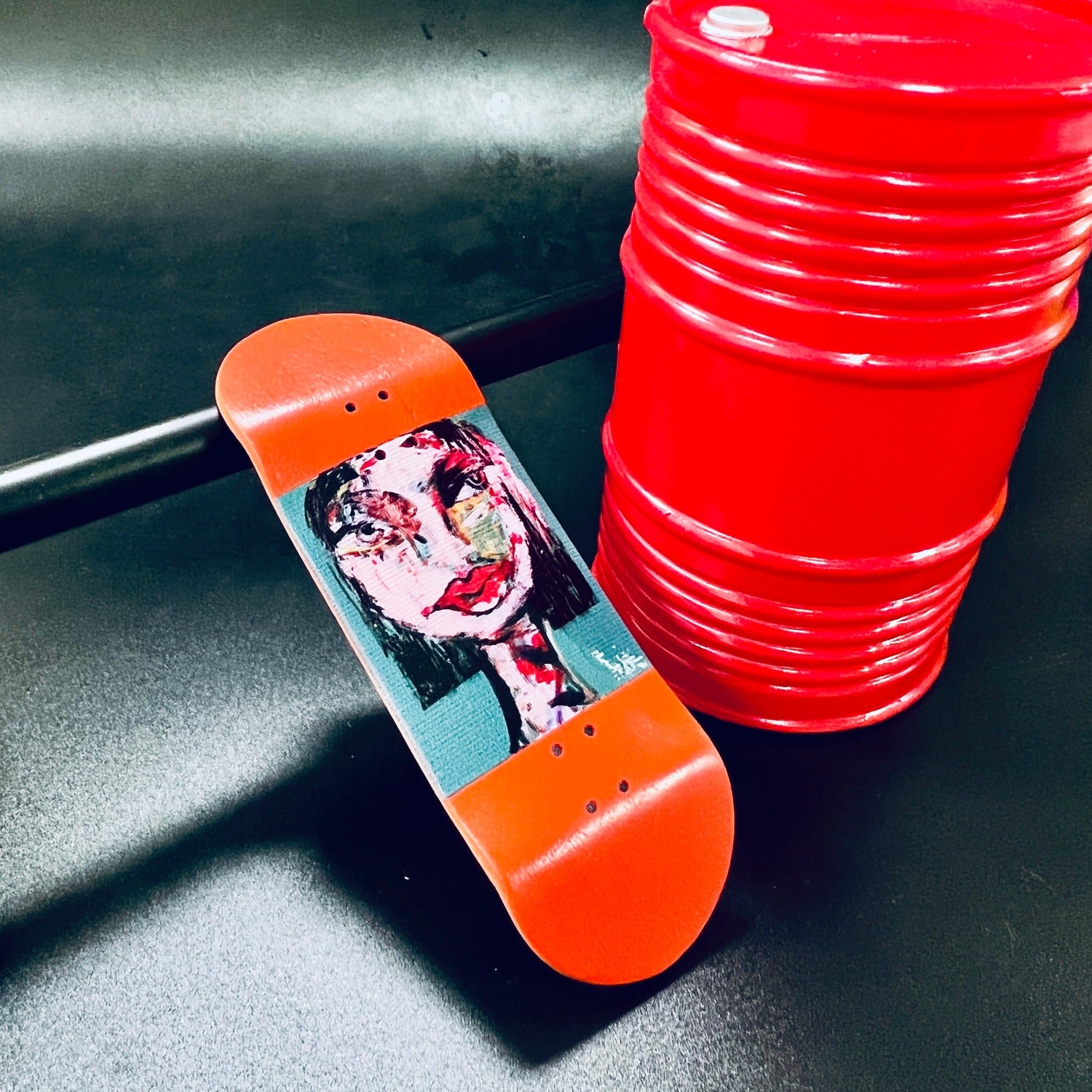 Professional Fingerboard Deck -Painting Girl