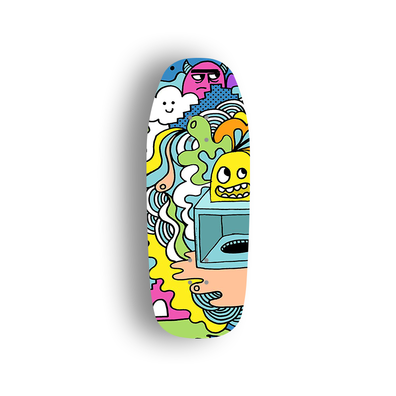Professional Fingerboard Deck - Doodle