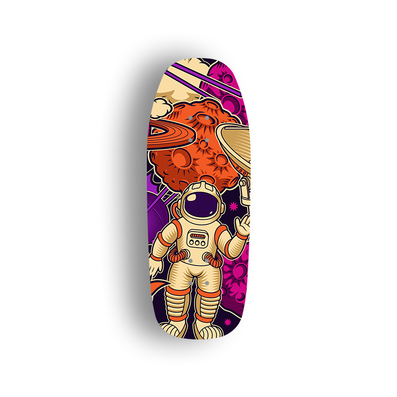 Real Wear Graphic Professional Fingerboard Deck - Space