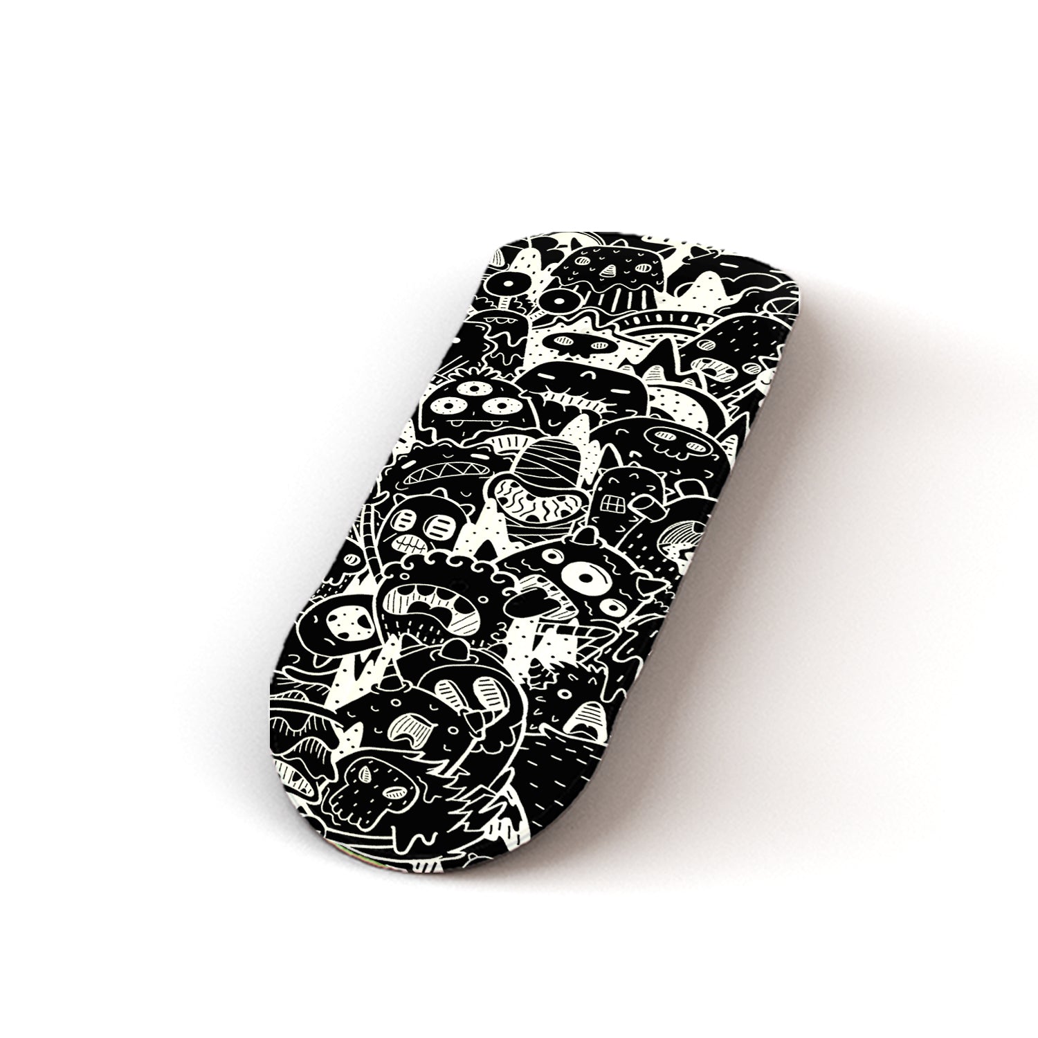 Professional Fingerboard Deck -Black & White Monsters