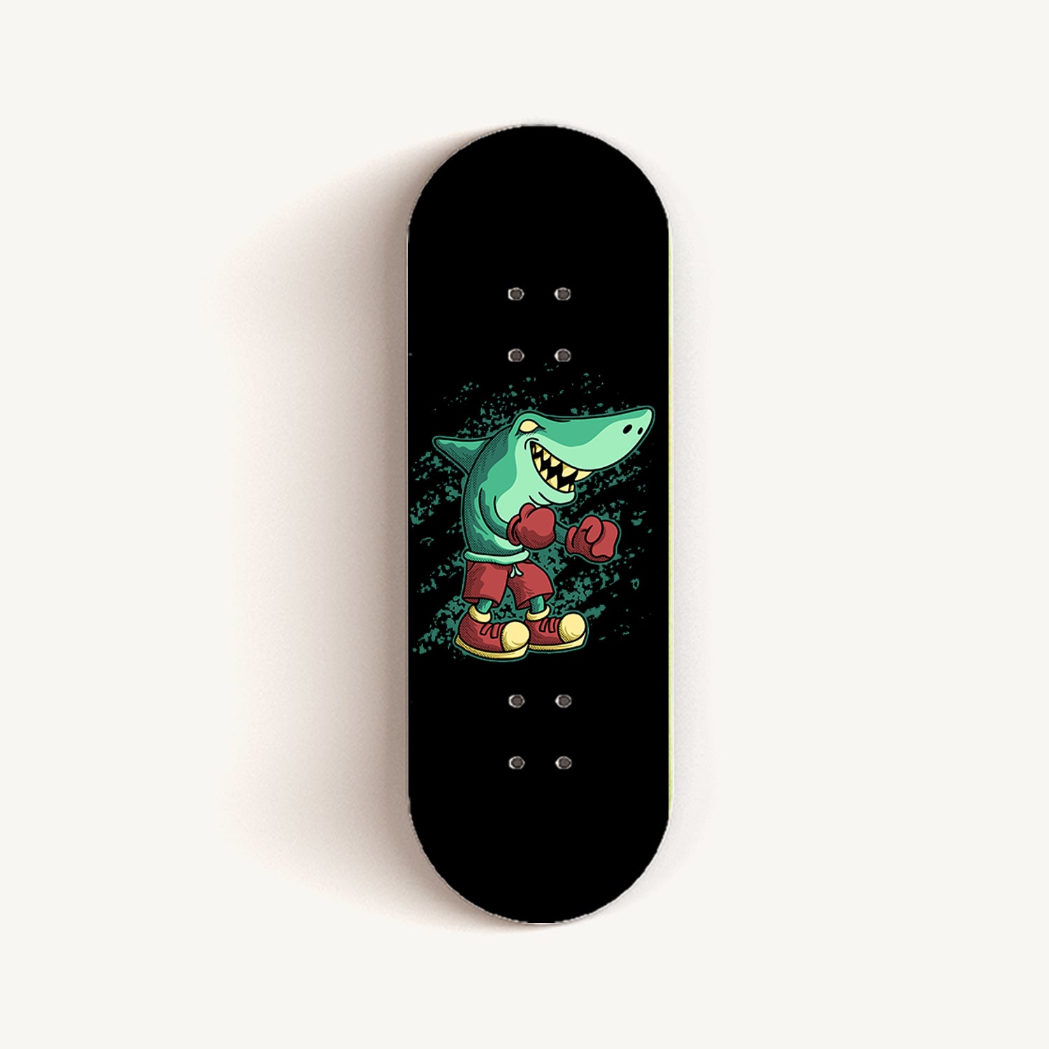 Professional Fingerboard Deck With Unique Graphic - Shark