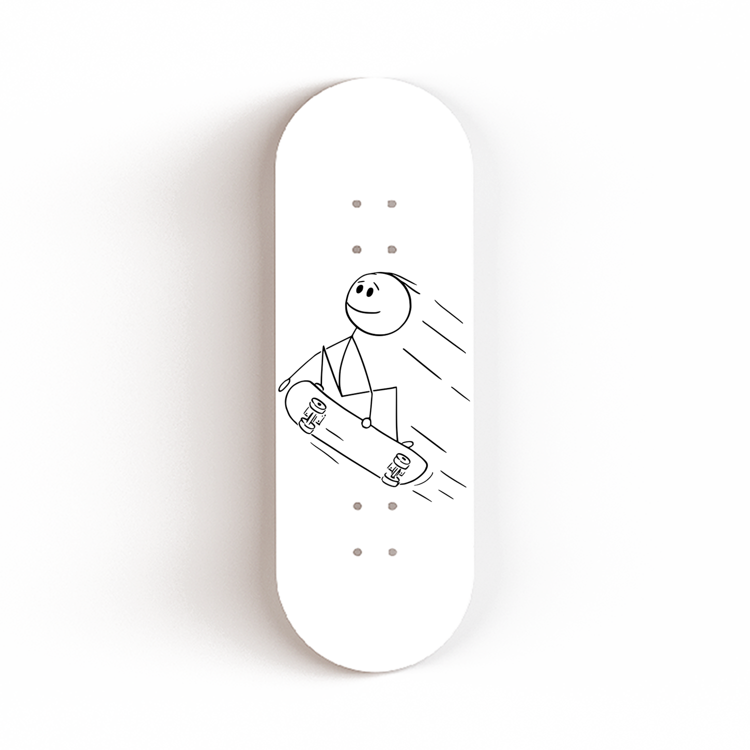 Professional Fingerboard Graphic Deck - Skateboarder