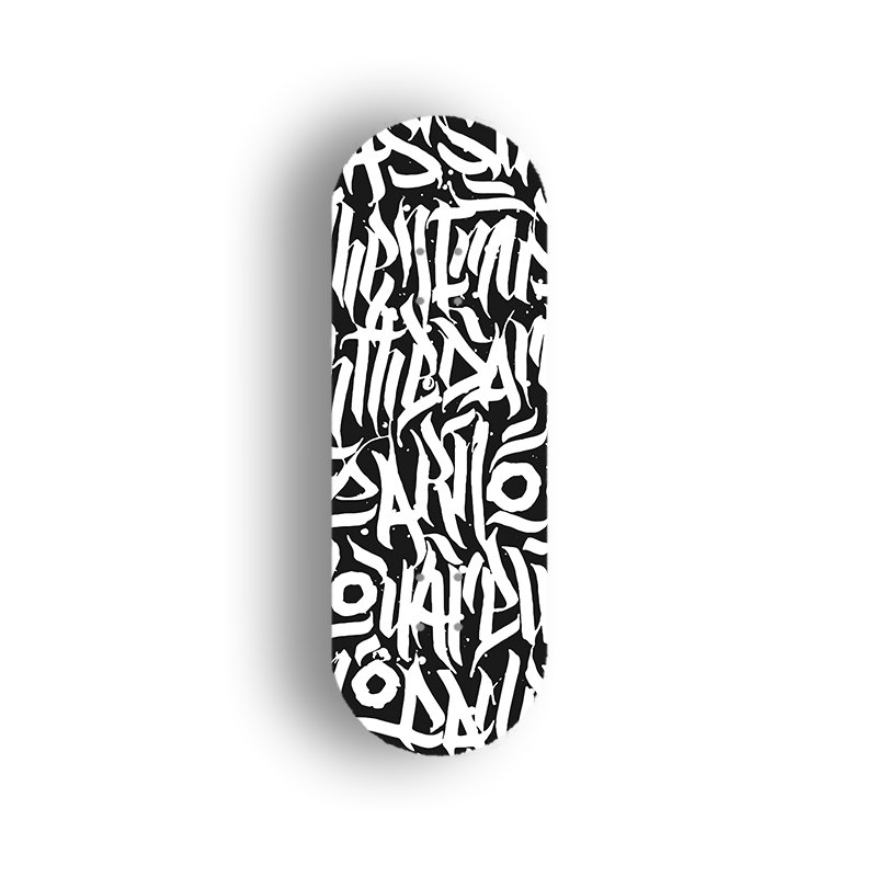 Professional Fingerboard Deck - Letters