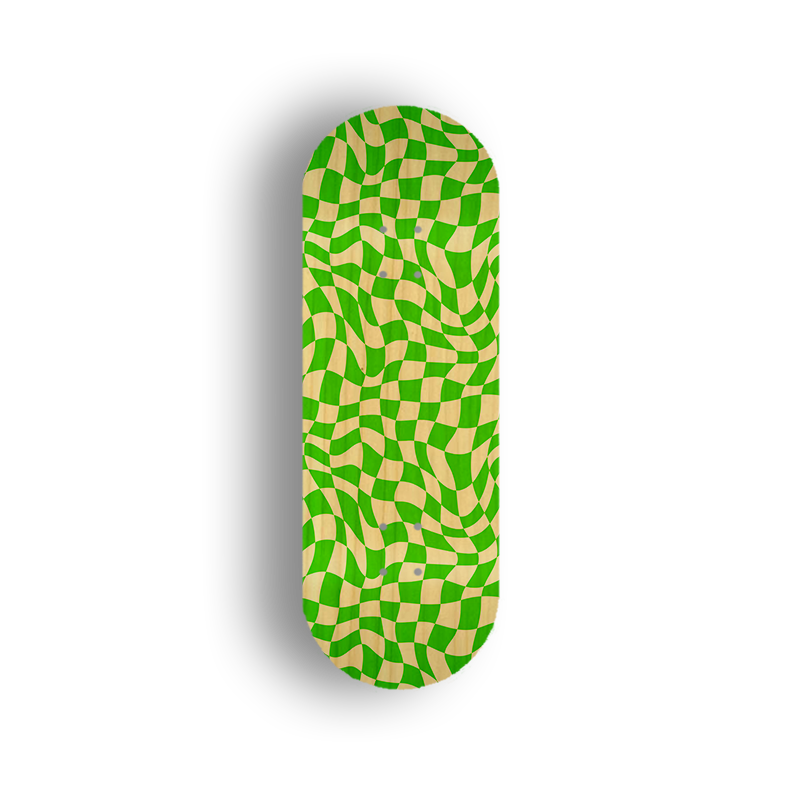 Professional Fingerboard Complete  - With XTrucks 2.0 and Bowl Wheels-Green Checks