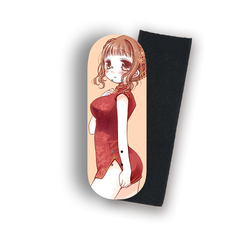 Professional Fingerboard Complete -Popsicle 33.6*96mm- Anime Girl 02