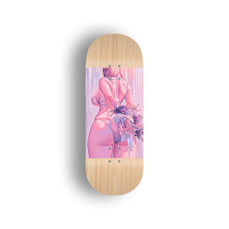 Professional Fingerboard Complete -Popsicle 33.6*96mm- Anime Girl 01