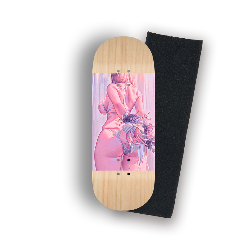 Professional Fingerboard Complete -Popsicle 33.6*96mm- Anime Girl 01