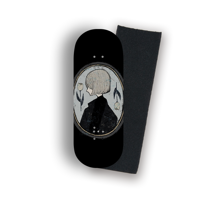 Professional Fingerboard Complete -Popsicle 33.6*96mm- Anime Girl 04