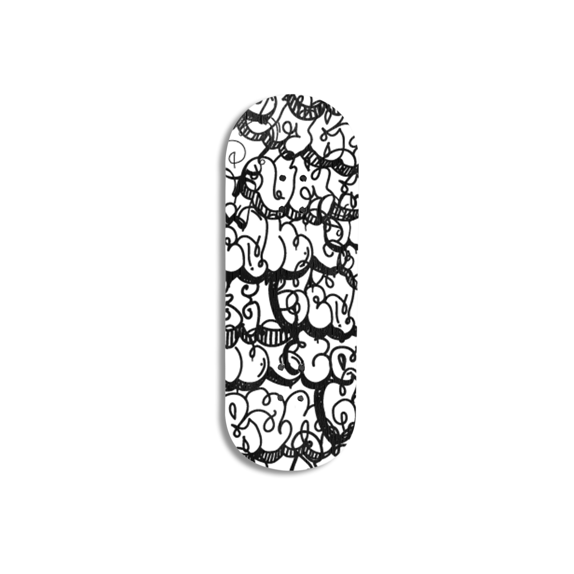 Professional Fingerboard Deck  -Double Sides Printing - Graffiti Letters
