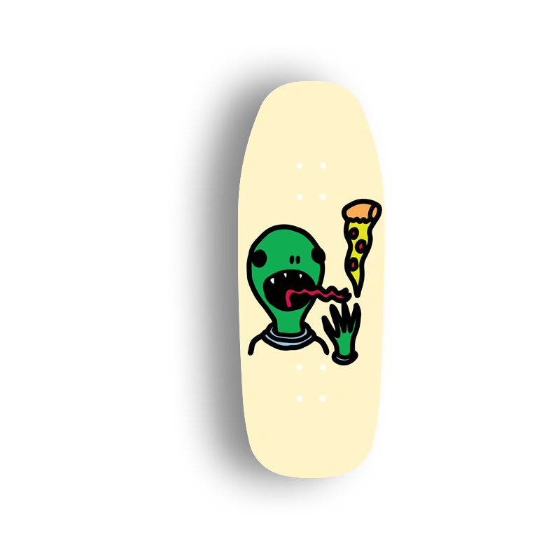 Professional Fingerboard Deck  -Double Sides Printing - Eat Pizza