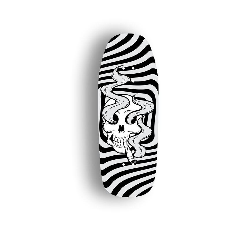 Professional Fingerboard Deck  -Double Sides Printing - SMK Skull