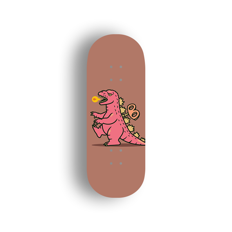 Professional Fingerboard Deck -Popsicle 33.6*96mm-Dinosaur Toy