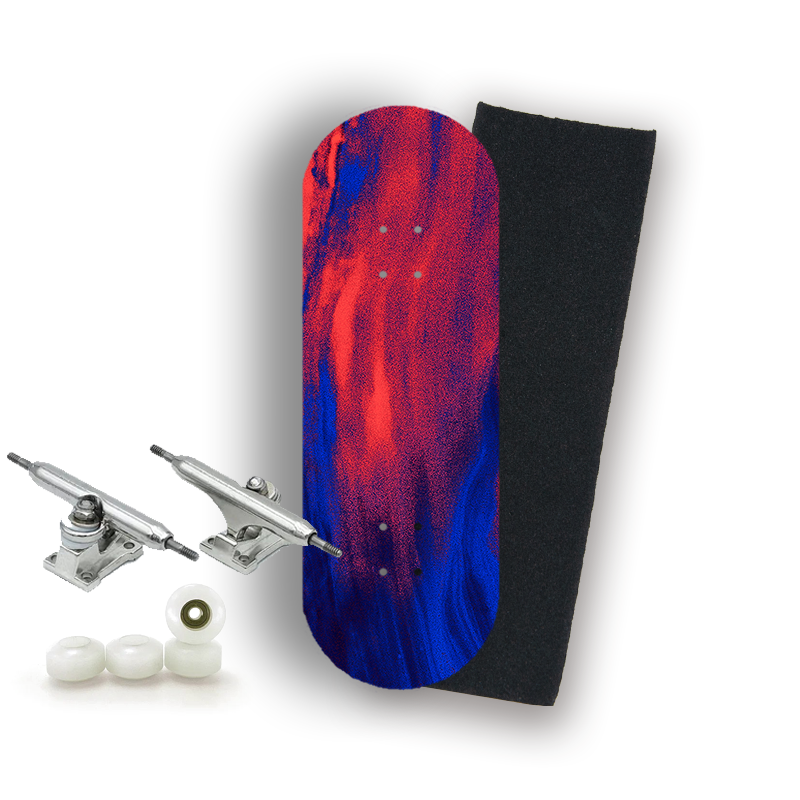 Professional Fingerboard Complete - Red and Blue