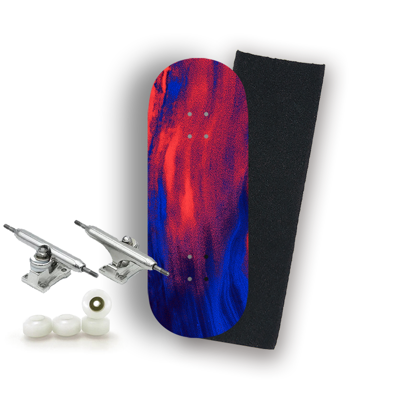 Professional Fingerboard Complete - Red and Blue