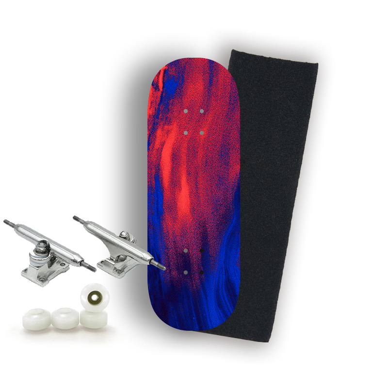 Professional Fingerboard Complete - Red and Blue