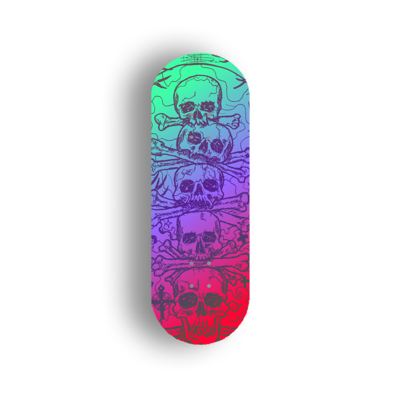 Professional Fingerboard Deck -  Skull and Bones