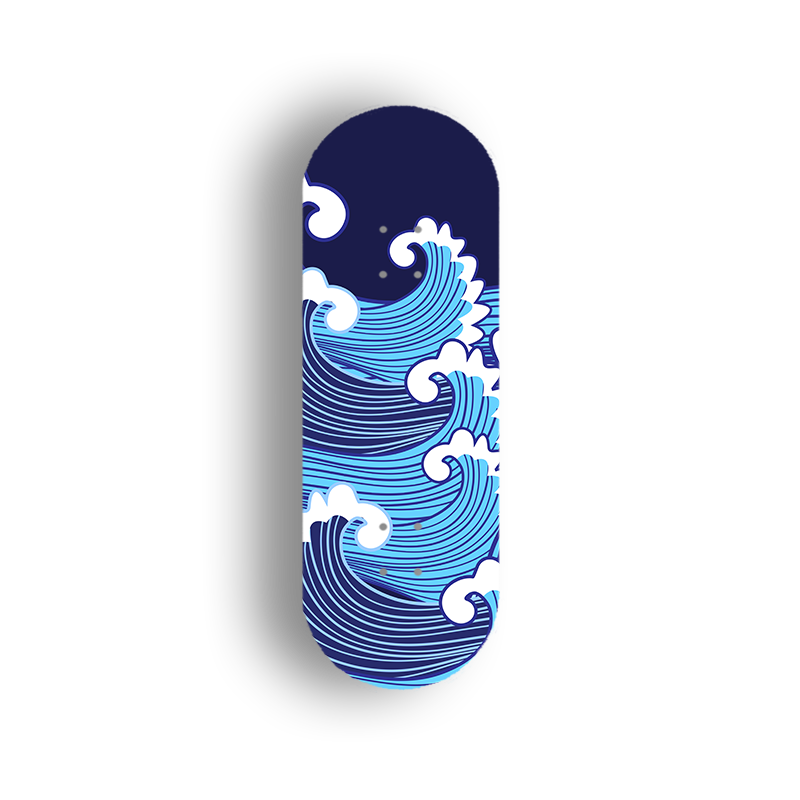 Professional Fingerboard Deck - Sea Waves