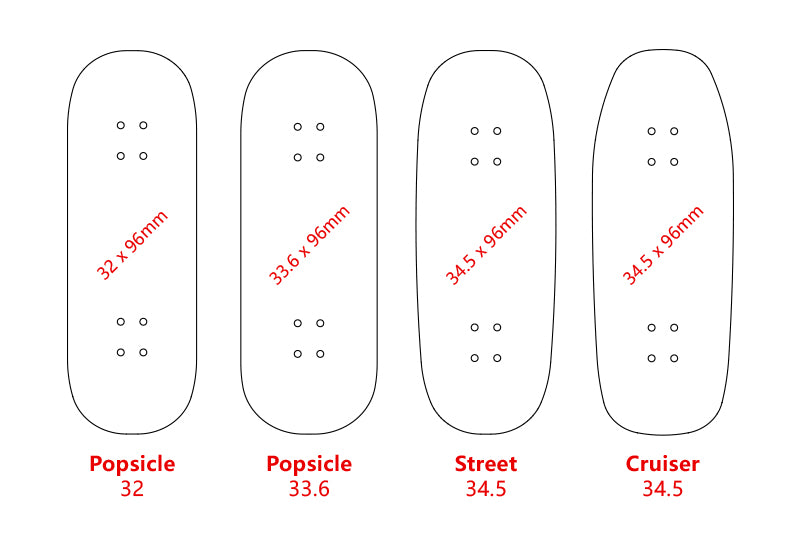 Professional Fingerboard Deck  -Double Sides Printing - Horned Skull  Black